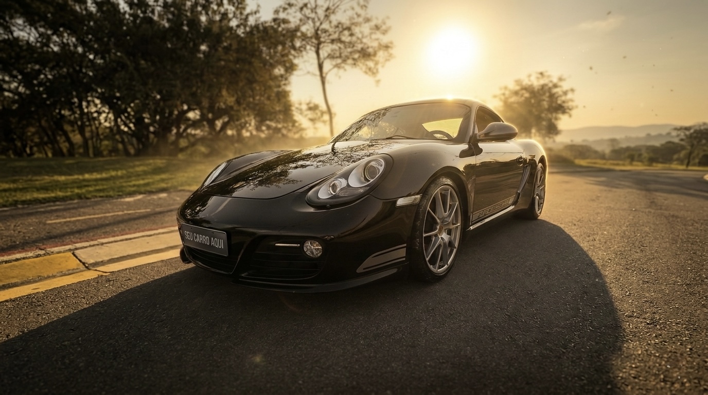 Porsche Cayman R frontal